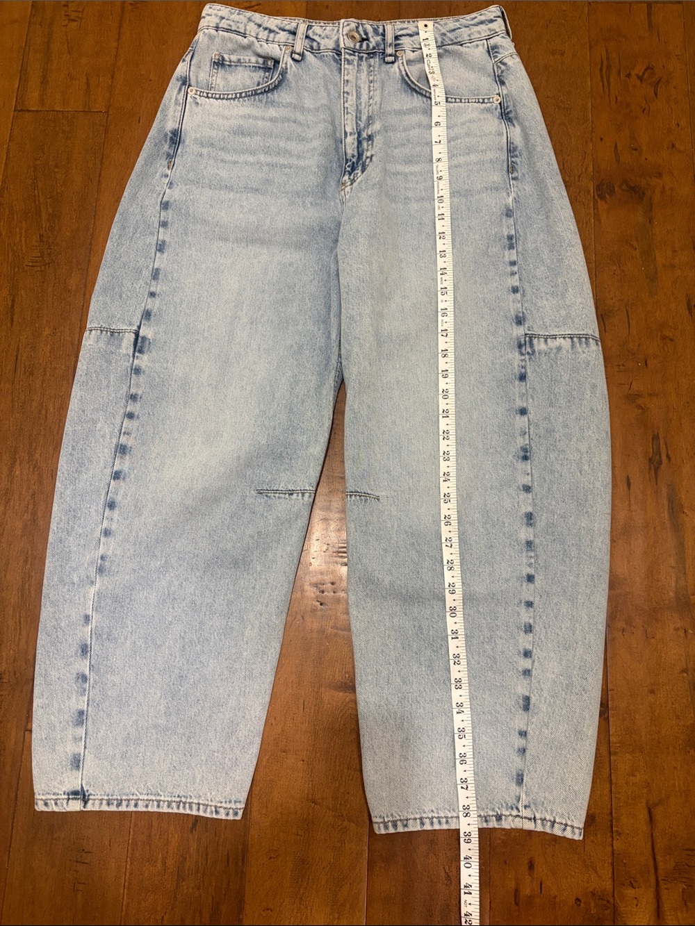 rag & bone Chase High-Rise Barrel Jean Oconee Boho Size 29 - Picture 9 of 12